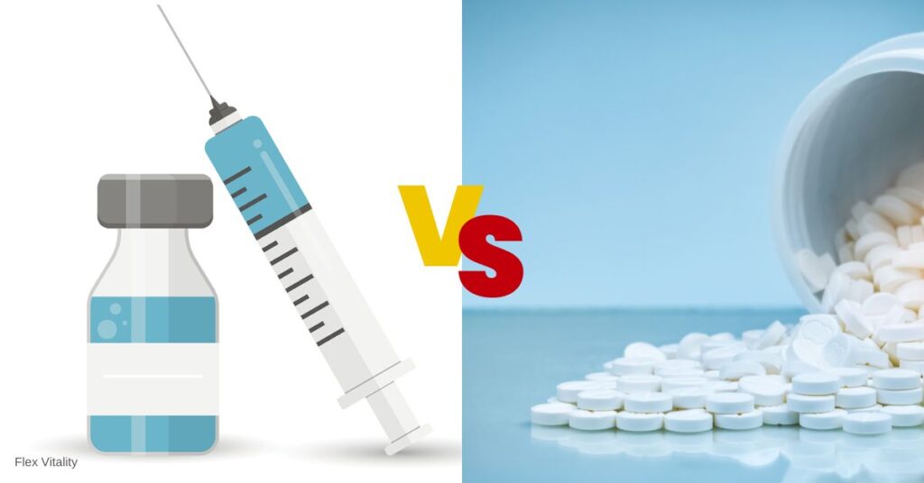 oral vs injectable